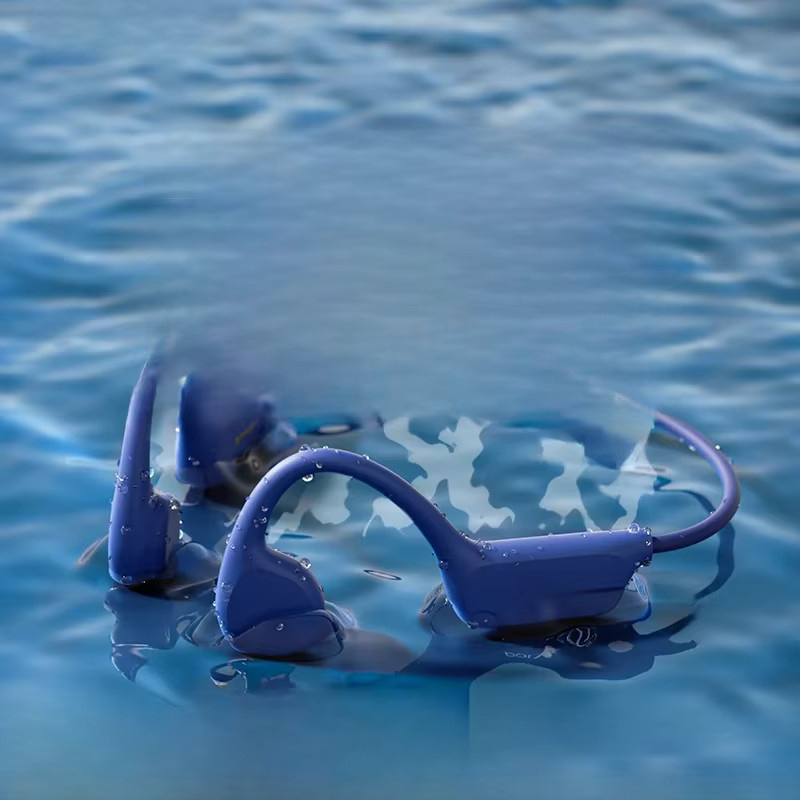 POLVCDG X7 Knochenleitungs-Kopfhörer Open-Ear-Headset mit Bluetooth 5.3, IPX8 wasserdicht für zum Schwimmen, 32GB MP3-Speicher und Mikrofon - Bild 1