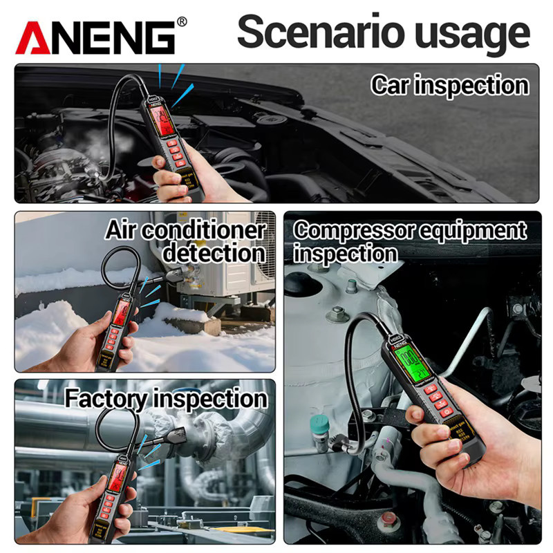 ANENG HD02 Halogen Leck Detektor für R22 R32 R134a Kältemittel Gas Analysator und Klimaanlage Tester Werkzeug - Bild 3