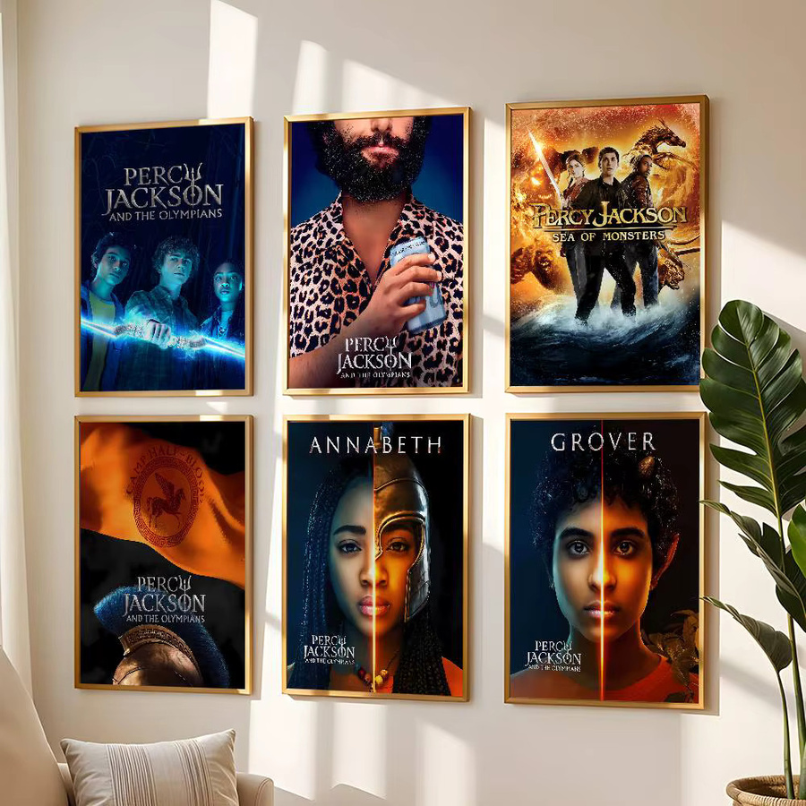 Wasserfestes Wandkunst-Poster Percy Jackson Olympian Motiv als Aufkleber in Mehrfarbig für Wohnzimmer und Bar - Bild 2
