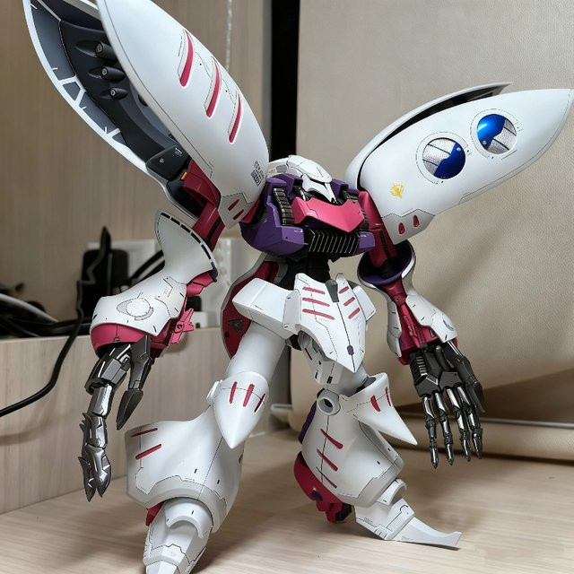 Bandai Qubeley Montagemodellbausatz HG Actionfiguren, Maßstab 1:144, Kunststoff - Bild 1