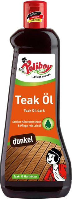 Poliboy Teak Öl in Braun, 500 ml - Bild 1