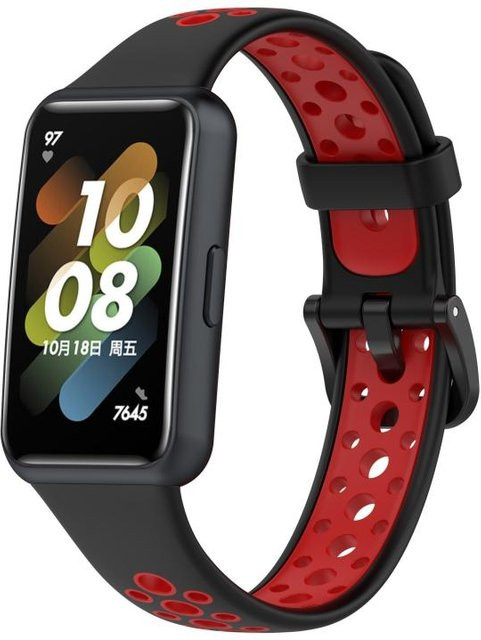 Uhrenarmband Silikon, rot, Huawei Band 7 / 7 NFC - Bild 1