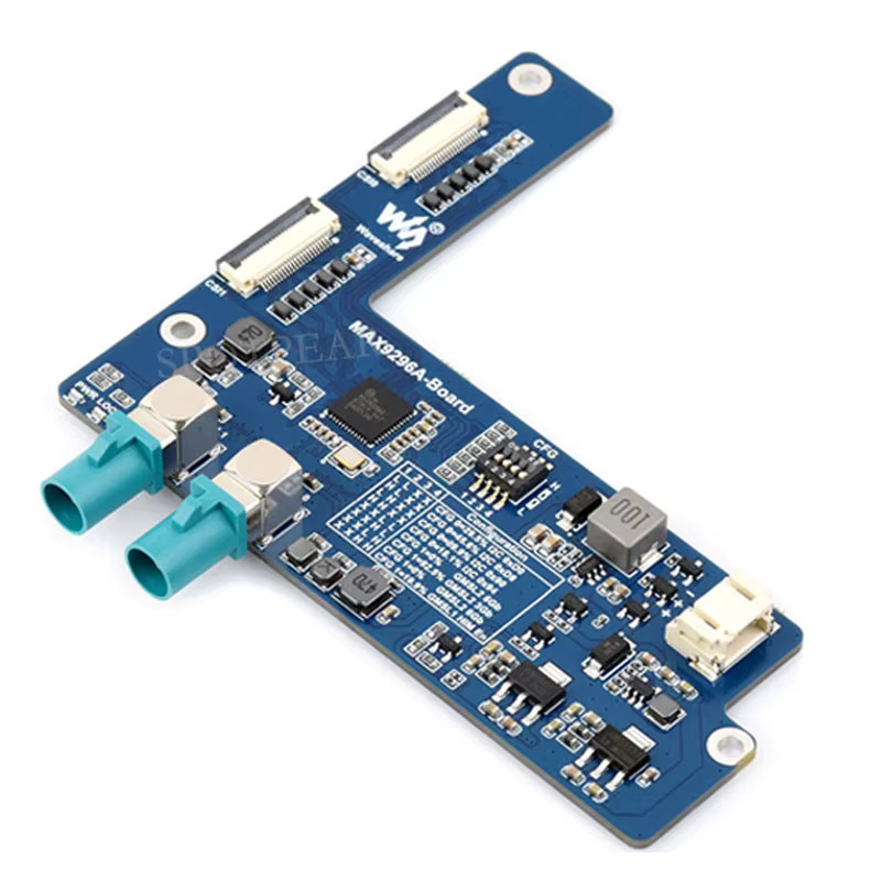 Spotpear MAX9296A GMSL-Kamera-Adapterplatine in Blau für Raspberry Pi 5 und Jetson Orin Nano/NX mit 2-Kanal-Hochgeschwindigkeits-Übertragung - Bild 2