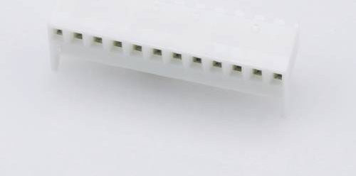 Molex Einbau-Buchsenleiste Standard, 12 Polzahl, Rastermaß: 2.54 mm, Farbe: Weiß - Bild 1