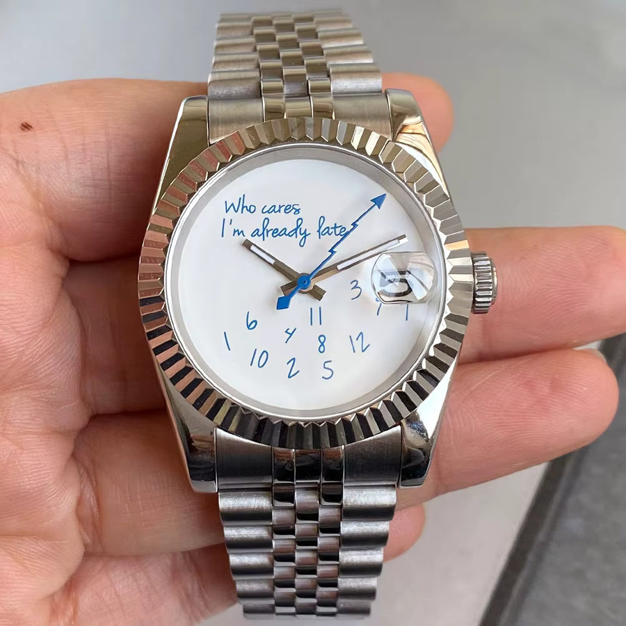 Tandorio Taucheruhr, Edelstahl, Saphirglas, 39 mm, Herren - Bild 2