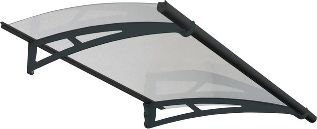 Palram Canopia Aquila Türvordach Anthrazit Klar L x B x H: 150,5 x 91,5 x 17,5 cm - Bild 1