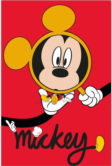 Komar Wandbild Mickey Mouse bunt, B/H: 50 x 70 cm - Bild 1