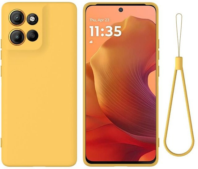 Premium Flüssigsilikon Schutzhülle für Motorola Moto G86 5G und Moto G56 5G mit weicher Innenbeflockung - Bild 1