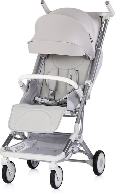 Chipolino Buggy Pocket Kinderwagen grau klappbar mit Sonnendach und Korb bis 22 kg - Bild 1