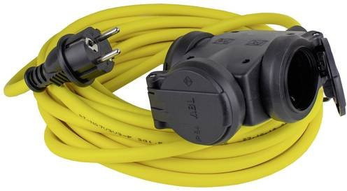 AS Schwabe Strom Verlängerungskabel 16A Gelb 1,5m AT-N07V3V3-F 3G 1,5mm² - Bild 1