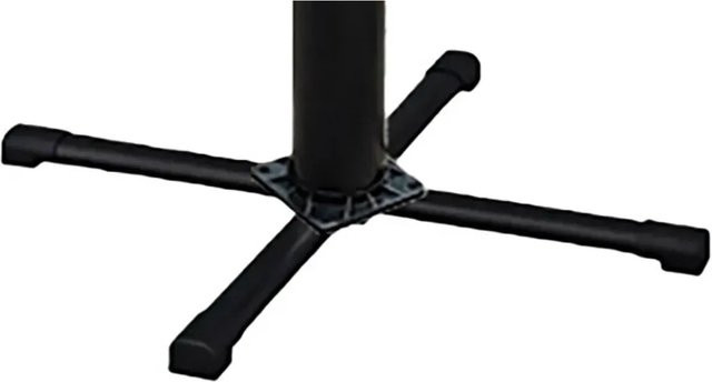 Universal Standfuß für Gartenduschen verstellbar, Schwarz, B/T/H: 80 x 10 x 80 cm - Bild 1