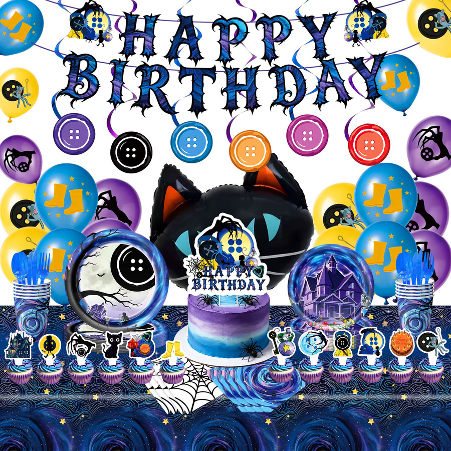 TAKARA TOMY Coraline Geburtstagsdekoration Partyzubehör - Bild 5