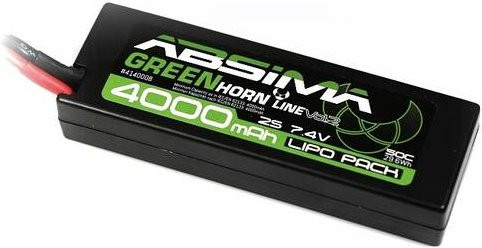 Absima Modellbau-Akkupack (LiPo) 7.4V 4000 mAh Softcase T-Stecker - Bild 1