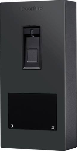 DoorBird Fingerprint/RFID Zugangssystem 423912014 Aufputz in Schwarz IP65 Bluetooth-fähig - Bild 1