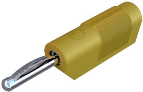 Hirschmann Test & Measurement VSB 20 Bananenstecker gerade Gelb mit 4mm Stift-Durchmesser - Bild 1
