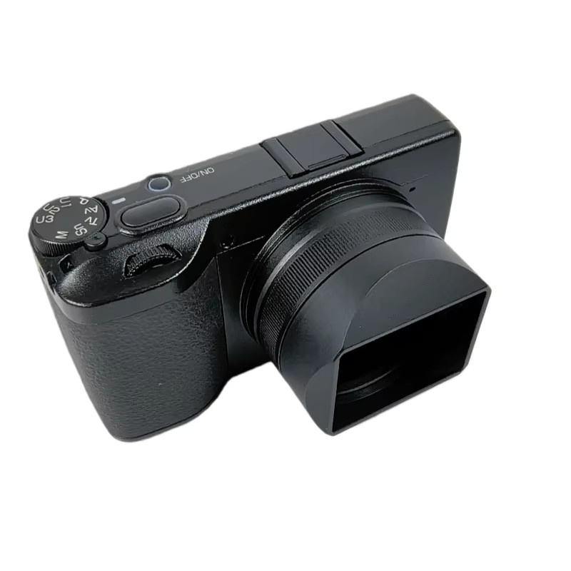 Ricoh GR4 GR IV Metall-Bajonett-Gegenlichtblende mit Kappe in Schwarz - Bild 3