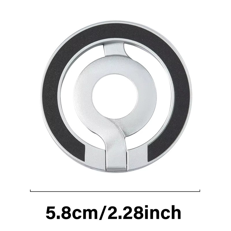 YTDMEN Magnetischer Telefonhalter in Orange, Doppelseitiger faltbarer Metallständer für MagSafe, iPhone und Samsung, ideal für Fitnessstudio und Schreibtisch - Bild 6