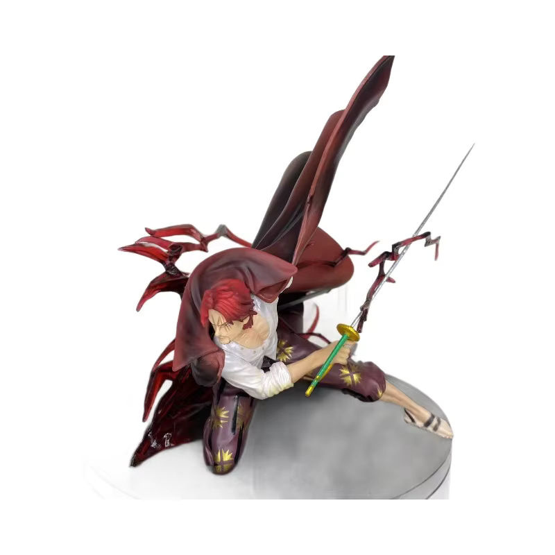 Bandai One Piece Anime Figur Shanks Battle Scene Modell aus Kunststoff, mehrfarbig - Bild 5