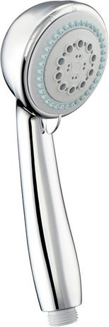 WELLWATER Handbrause Molina mit 5 Strahlarten in Chrom und Silber - Bild 1