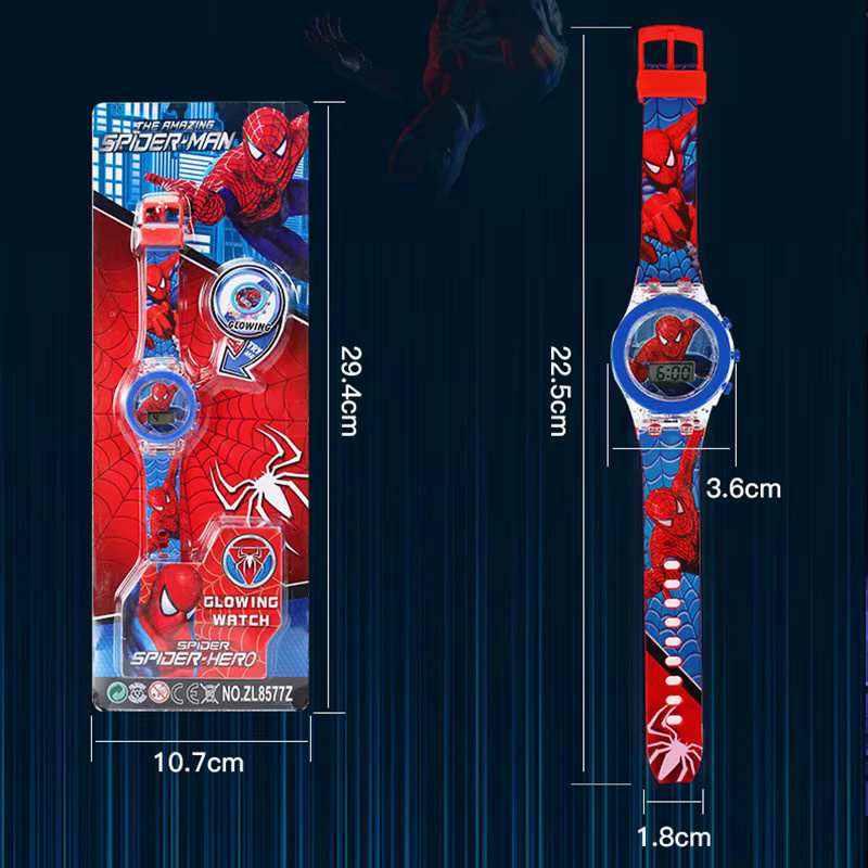Marvel Digitaluhr, Spiderman, Kunststoff, Blau, Kinder - Bild 3