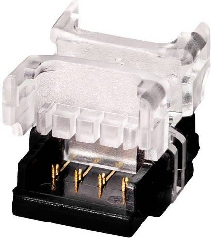 Barthelme Polycarbonat Verbinder für LED-Streifen, transparent, 5 Stück, L x B x H: 19,6 x 14,6 x 0,7 cm - Bild 1