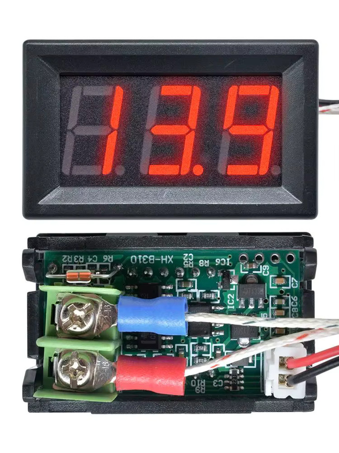 Gaqqee XH-B310 LED-Digitalthermometer mit 12 V K-Typ M6 Gewinde Thermoelement für Messbereiche von -30 bis 800 °C - Bild 4