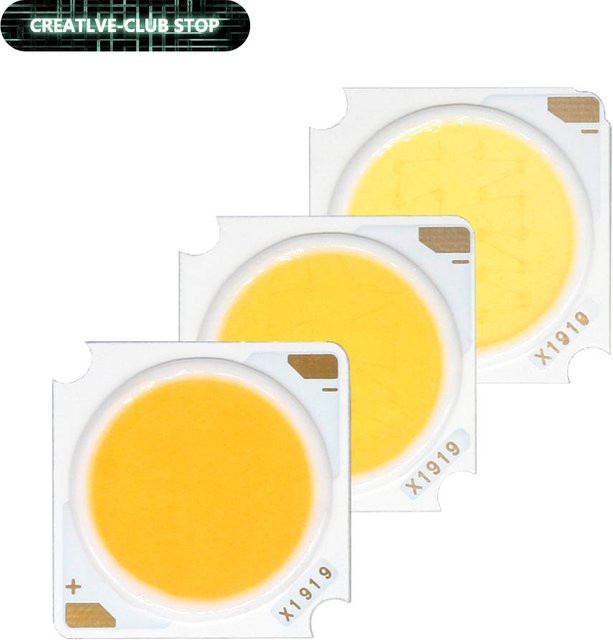 10 Stück DT&ZM LED COB Chips Bridgelux Kristall Leuchtdioden in Weiß für DIY Downlight Panel Licht 1919 - Bild 1