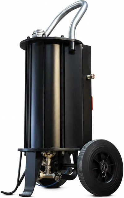AEROCAP PRO Mobiles Profi Sandstrahlgerät in Schwarz mit 17 l für Holz, Metall und Fassaden - Bild 1
