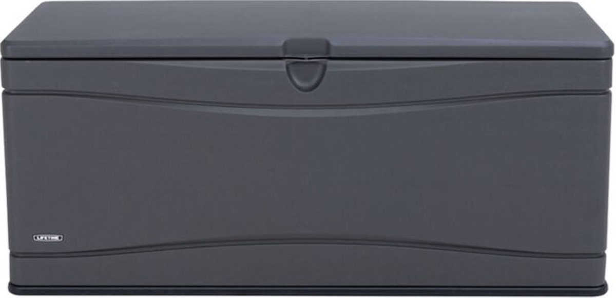 Lifetime Gartenbox aus Polyethylen-Kunststoff in Anthrazit mit Wabentechnik B/T/H: 153 x 61 x 66 cm - Bild 2