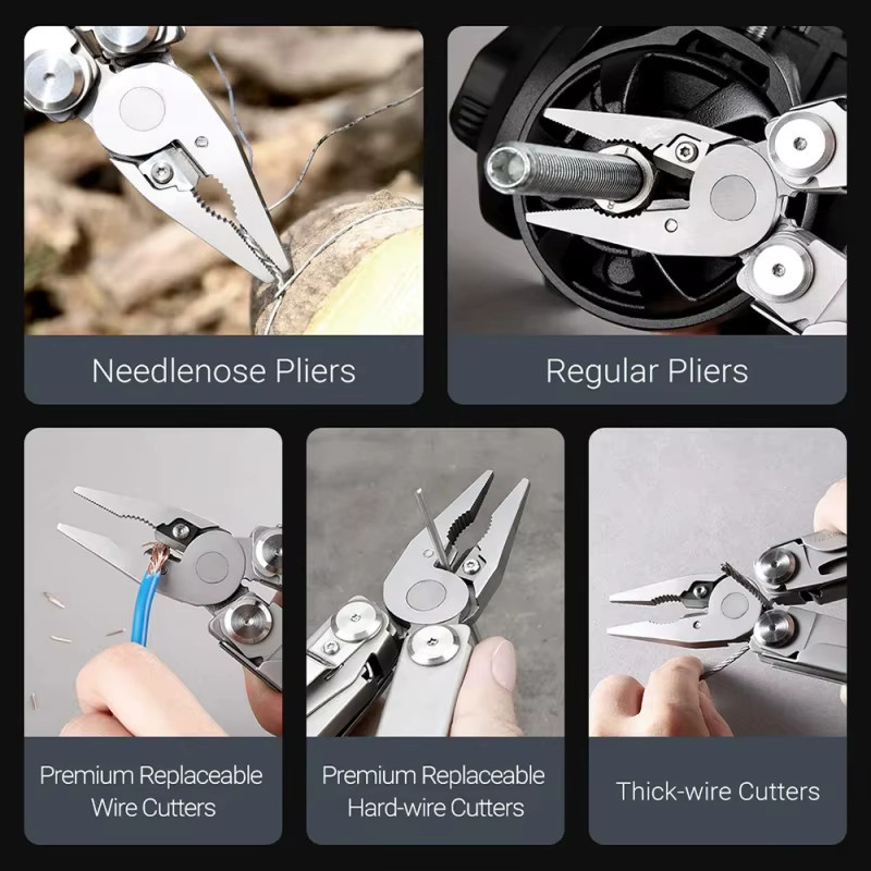 Nextool Flagship Pro 16-in-1 Multitool mit Kydexscheide aus gehärtetem Stahl - Bild 2