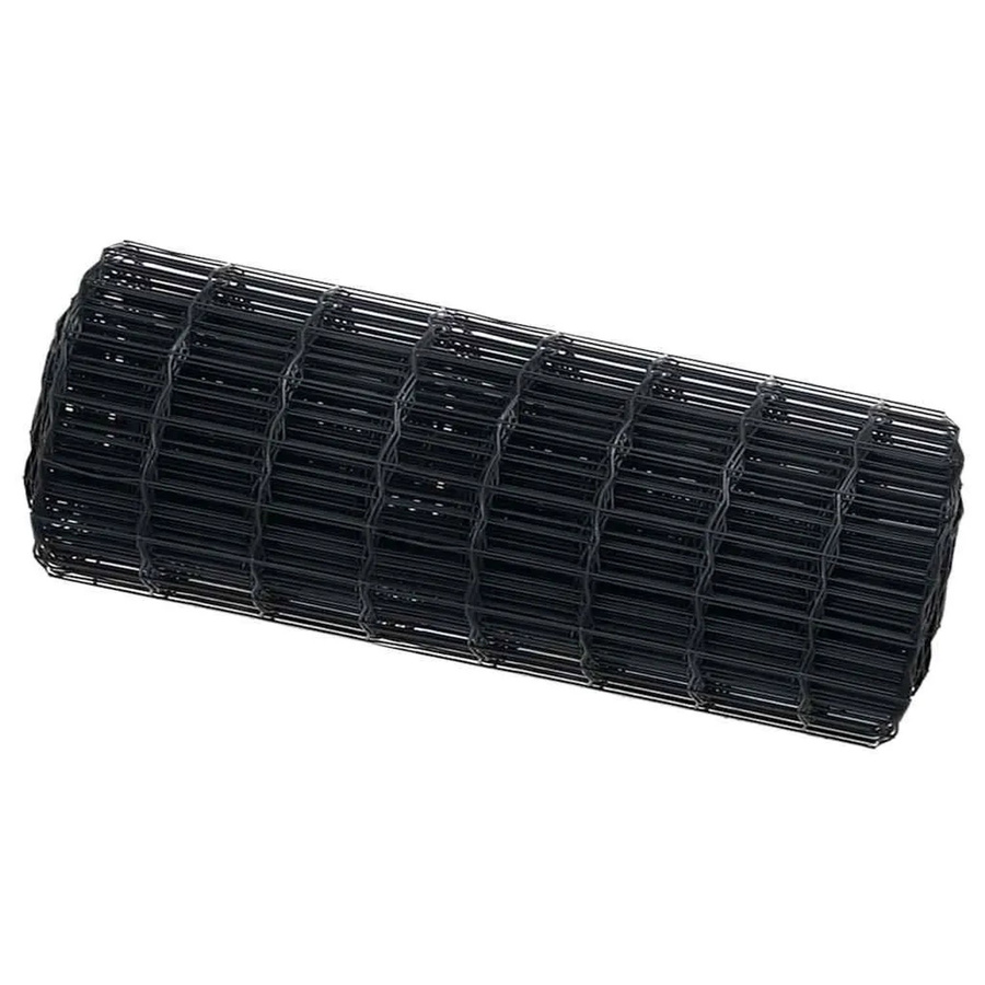 vidaXL Eurozaun Grau aus PVC-beschichtetem Eisen, Höhe: 60 cm, Länge: 10 m - Bild 2