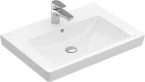 Villeroy & Boch Waschtisch Subway 2.0 aus Keramik, weiß, B/T: 65 x 47 cm, mit Überlauf und Hahnloch - Bild 1