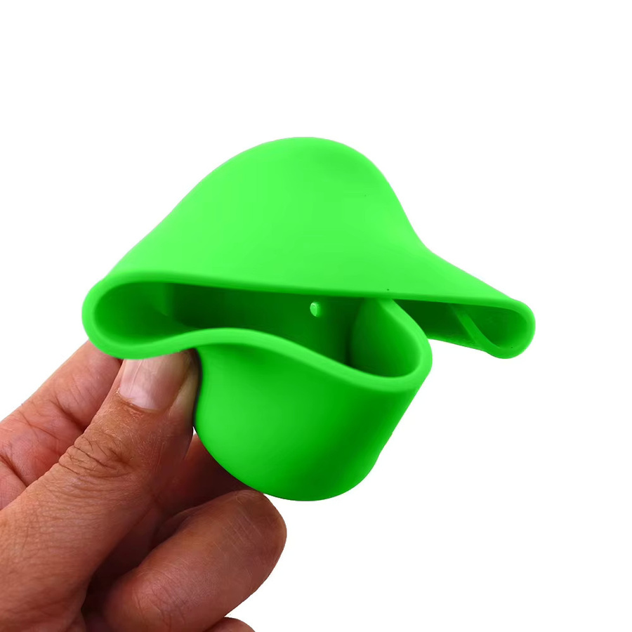 4er-Set Silikon Tassenboden Schutzhüllen in Grün für Glas, Wasser und Teeflaschen, Durchmesser: 7 cm, Marke ChengHaoRan - Bild 3