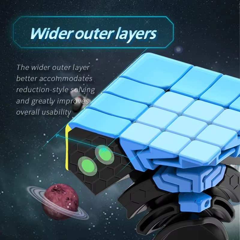 DianSheng Galaxy Magnetischer Cubo Magico Puzzle Speed Magic Rubicks Cube Bunt / Mehrfarbig - Bild 4
