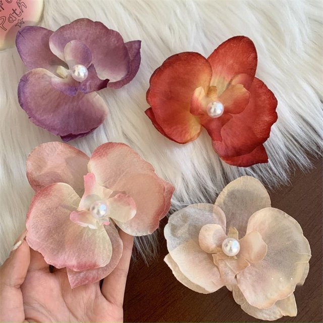 Haarnadel Seide Phalaenopsis Blume, Damen - Bild 1