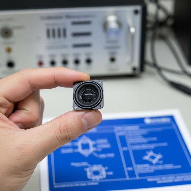 JETTING Breitbandlautsprecher mit internem Magnet, 40 mm, 4 Ohm, 3W, Schwarz - Bild 1