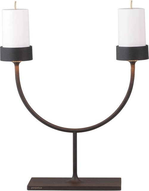 Zafferano Perpetua Double LED-Akkuleuchte Schwarz dimmbar mit Touch-Funktion - Bild 1