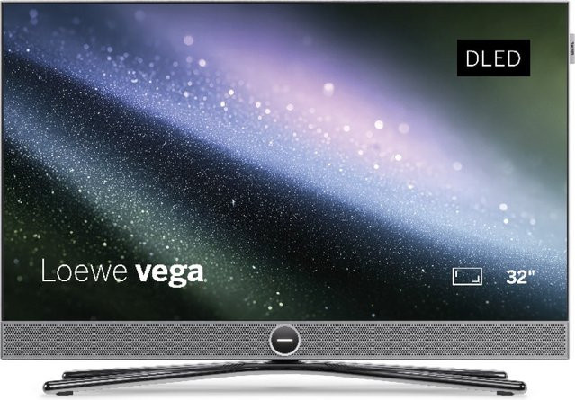 Loewe Vega 32 Smart-TV mit 4K Ultra HD, LED-Technik und Sprachsteuerung in Black/Alu Brushed - Bild 2