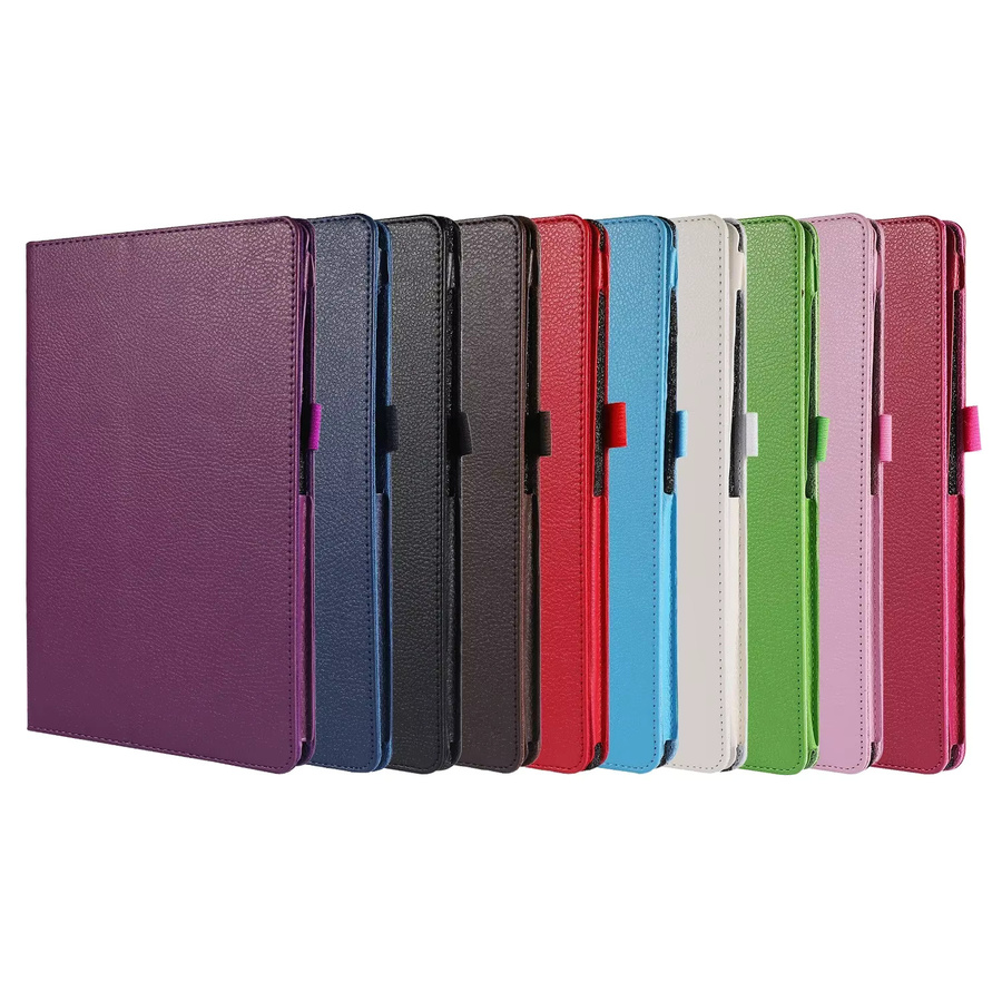 Samsung Galaxy Tab Schutzhülle aus PU-Leder in Rot und Multicolour für verschiedene Modelle wie Tab S 10,5 SM-T800 und Tab A 9,7 - Bild 1