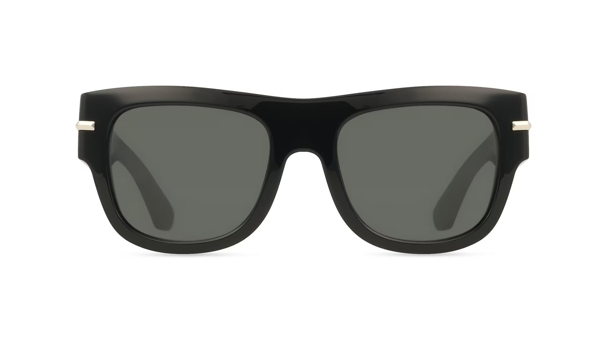 Dolce&Gabbana DG4484 Sonnenbrille, Vollrand, Quadratisch, Acetat, Herren, schwarz, grau - Bild 1