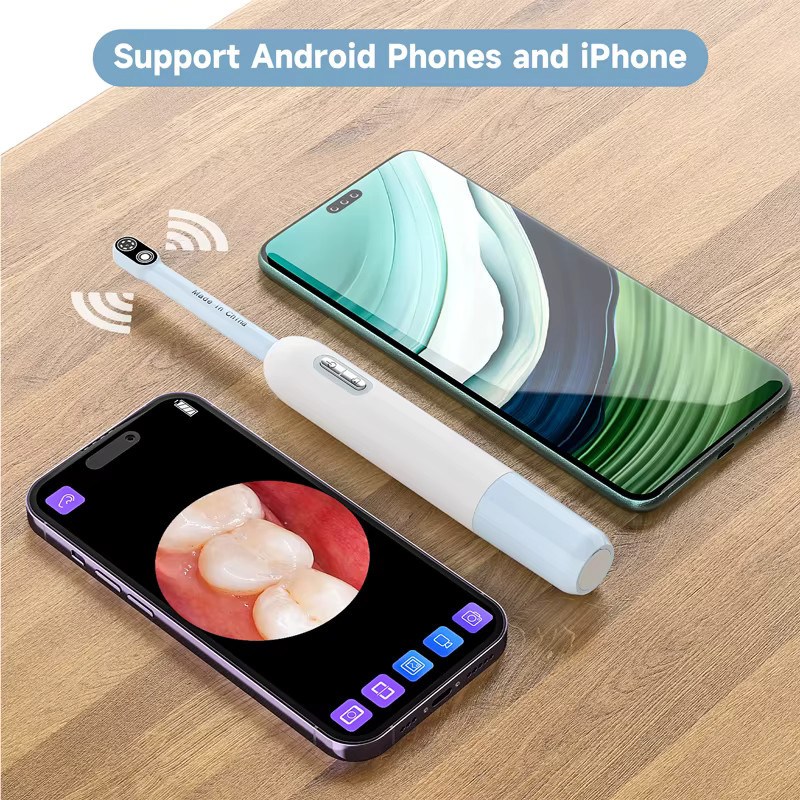BUMBORN WLAN-Dentalkamera, 1080P HD, 6 LEDs, kabellos - Bild 3
