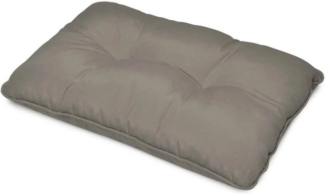 Beautissu Flair Loungekissen Outdoor Rückenpolster Hellgrau B: 70 cm, H: 40 cm, T: 12 cm - Bild 1