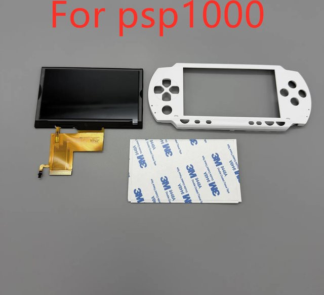 Laminiertes LCD-Display mit Frontabdeckung für Sony PlayStation Portable PSP1000 - Bild 1