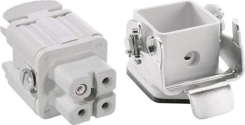 LAPP Steckverbinder-Set EPIC KIT H-A 3 75009605 Grau mit 3 plus PE Schrauben - Bild 1