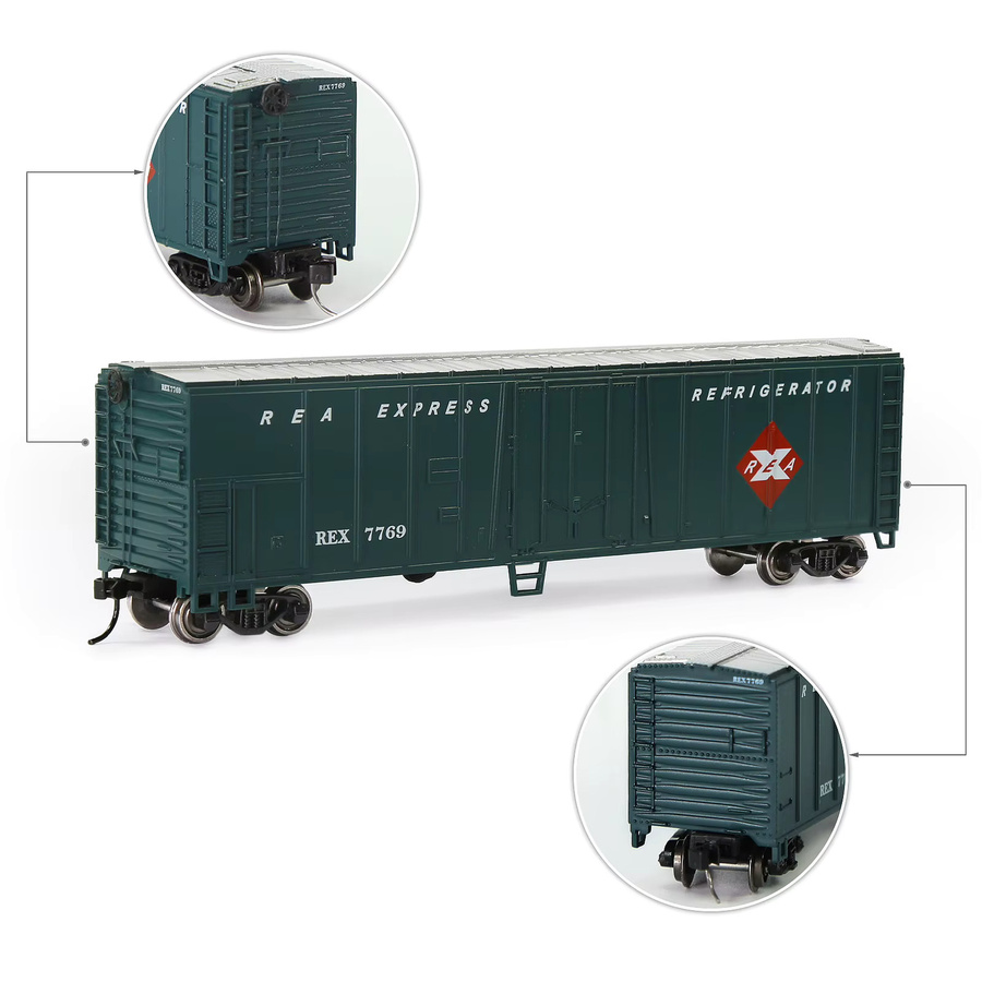 Evemodel Stahl Kühlcontainer, Modellwagen, Metall, Maßstab 1:160 (Spur N) - Bild 3