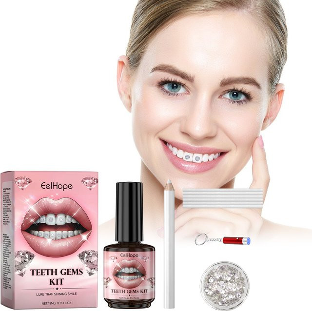 Eelhope Zahnschmuck-Set DIY-Kit mit Zahnsteinchen - Bild 1