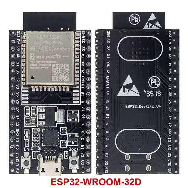 YANXD ESP32 Entwicklungsboard mit WiFi und Bluetooth in Schwarz - Bild 4