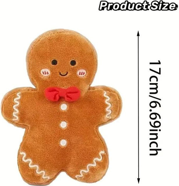 Lebkuchenmann Plüschtier, 17cm, ab 0 Jahre - Bild 1