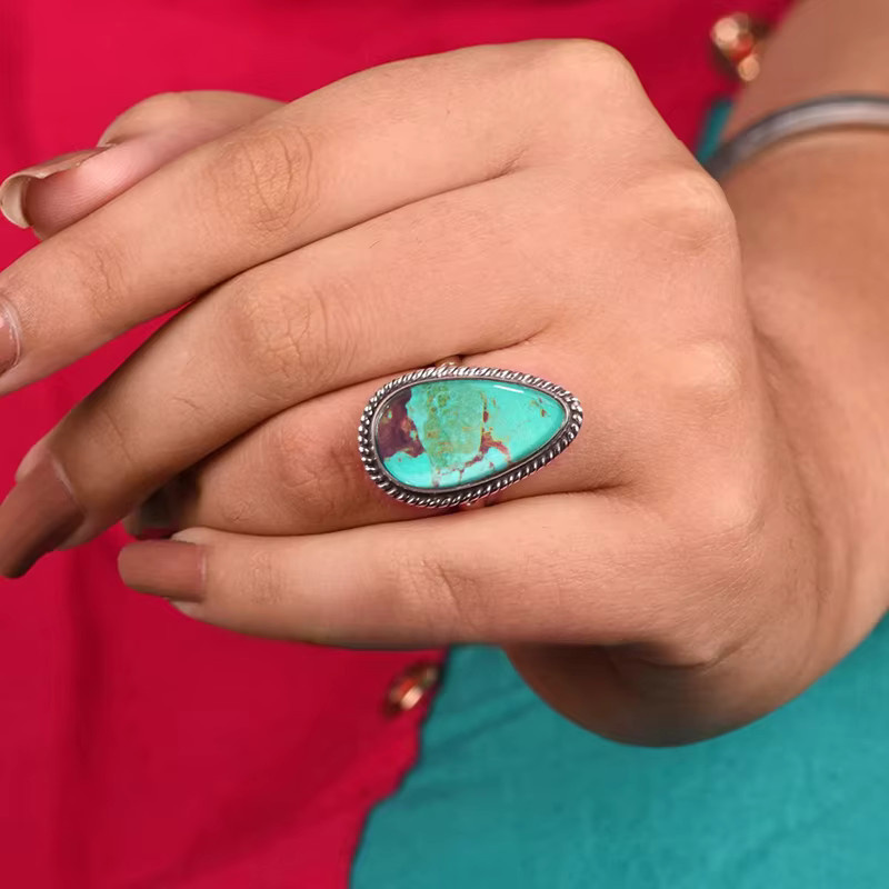 Huitan Ring, Silber, Vintage, Damen - Bild 2