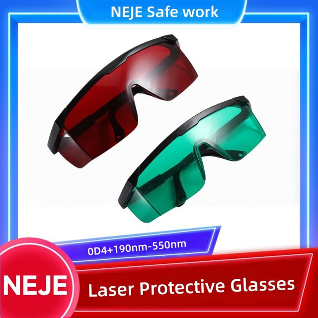 NEJE Lasergravurmaschine mit Laserschutzbrille OD4+190nm-550nm und multifunktionalen Werkzeugen - Bild 1